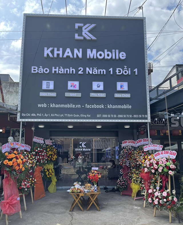 Cửa hàng điện thoại IPHONE Định Quán Đồng Nai